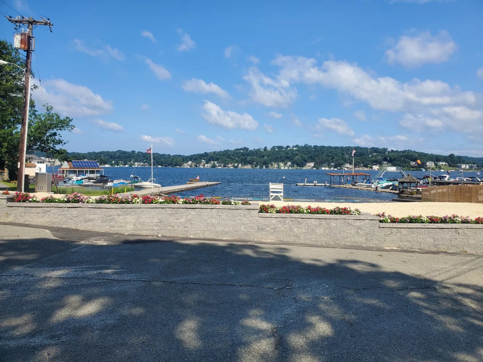 Mount Arlington Municipal Beach swimming hole near Mt Arlington, New Jersey