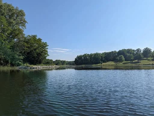 West Lake Beach swimming hole near Davenport, Iowa