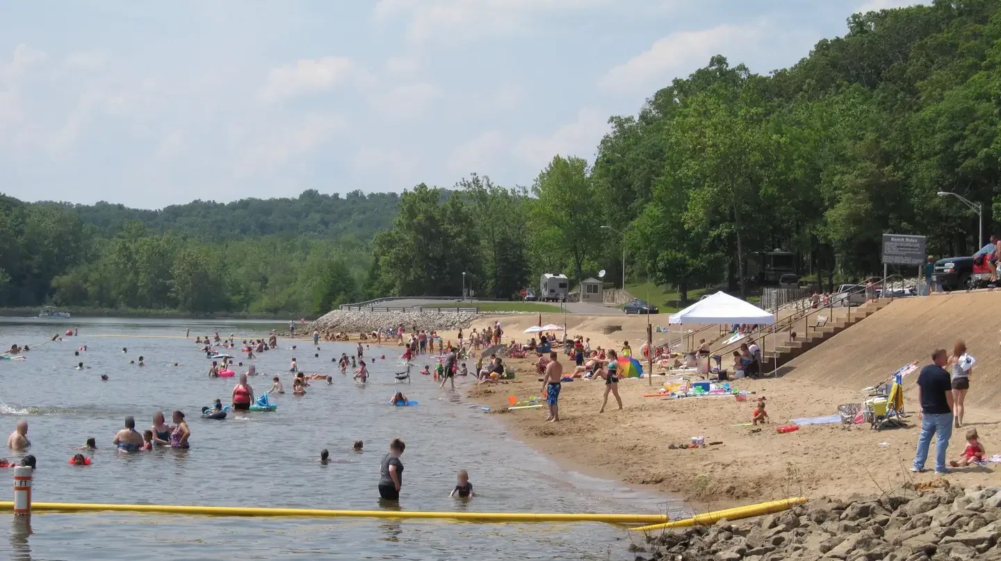People's Creek swimming hole near Wappapello, Missouri