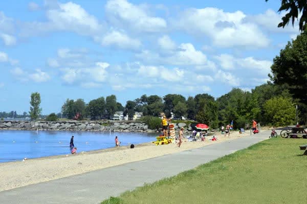 Westcott Beach State Park swimming hole near Henderson, New York
