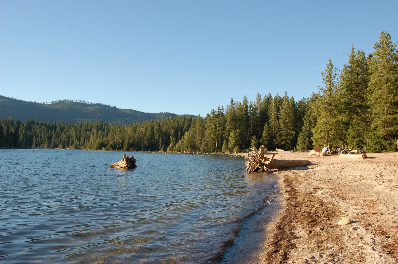 Swimming Beach Day Use swimming hole near Leavenworth, Washington