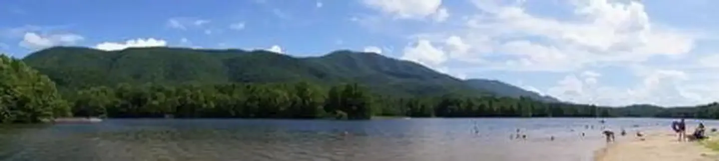 Indian Boundary Recreation Area swimming hole near Tellico Plains, Tennessee