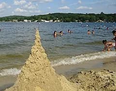 Hopatcong State Park swimming hole near Landing, New Jersey