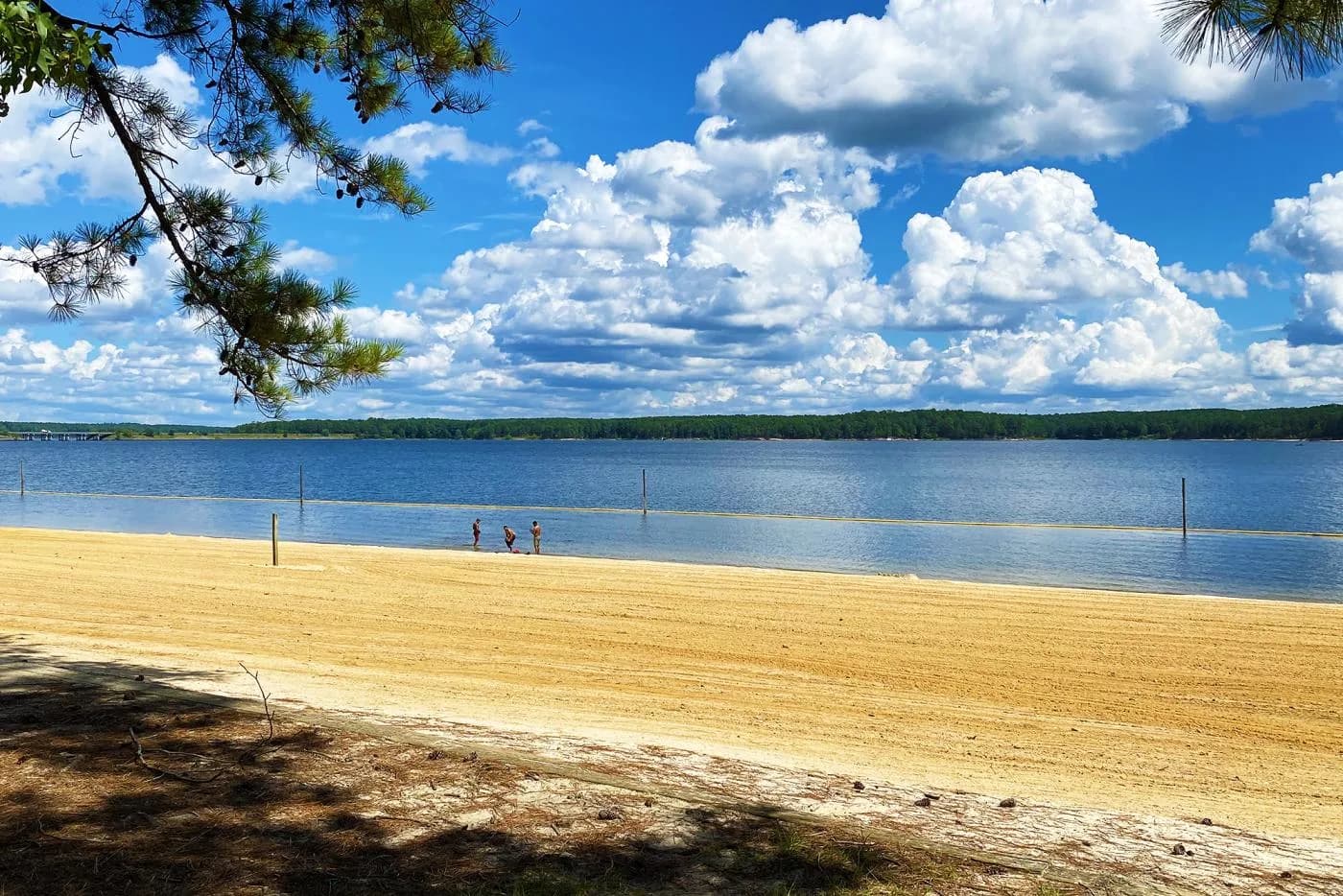 Seaforth Recreation Area swimming hole near Pittsboro, North Carolina