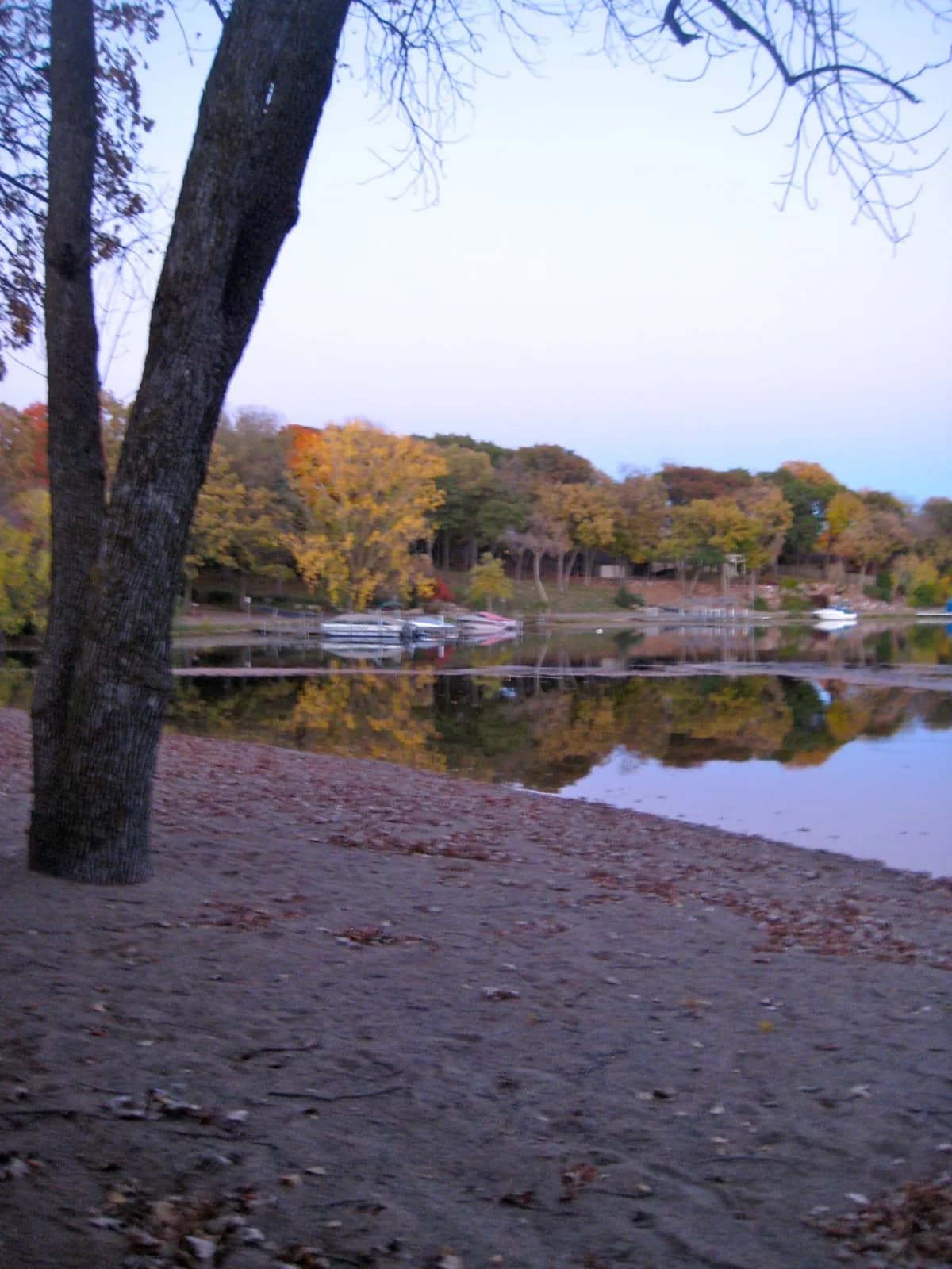 Libbs Lake Beach Park swimming hole near Wayzata, Minnesota