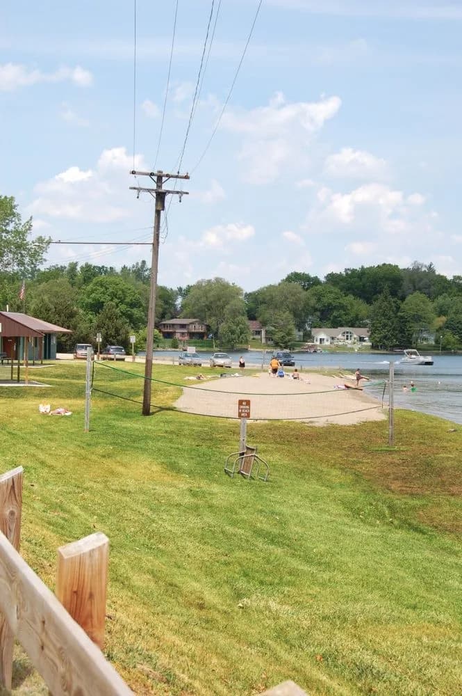 Scofield park swimming hole near Howell, Michigan