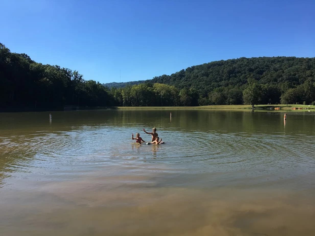 Pike Lake State Park Swimming Beach swimming hole near Bainbridge, Ohio