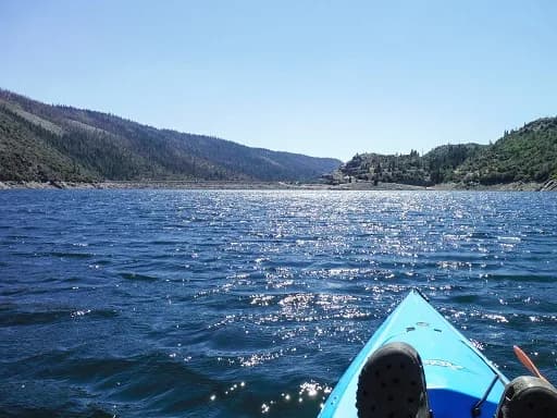 Hell Hole Campground swimming hole near Georgetown, California