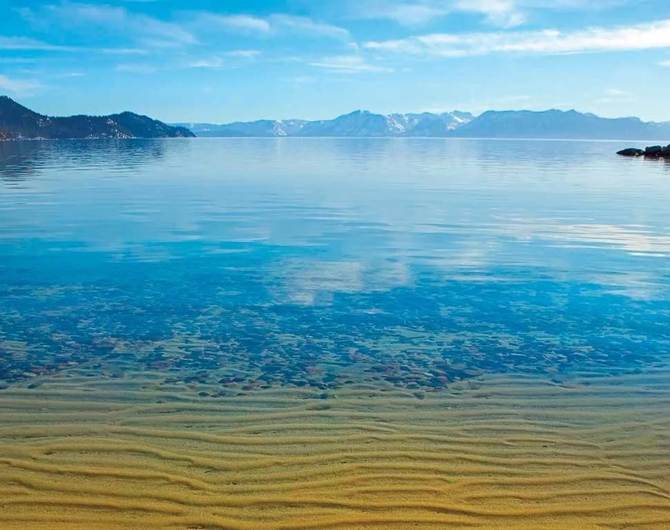 Nevada Beach Campground swimming hole near Zephyr Cove, Nevada