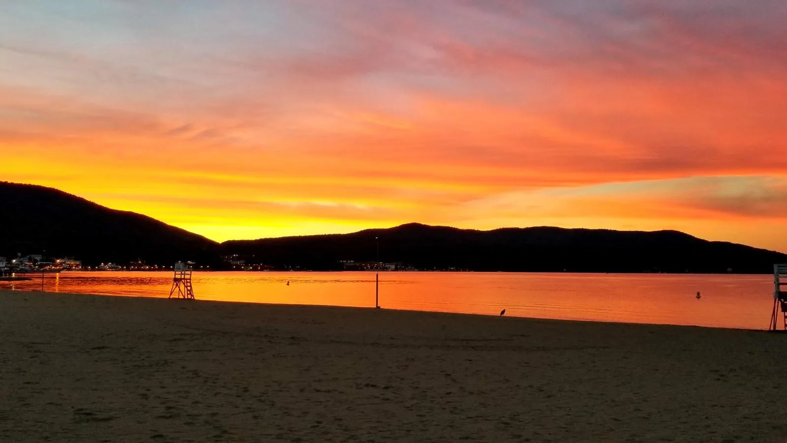 Million Dollar Beach swimming hole near Lake George, New York
