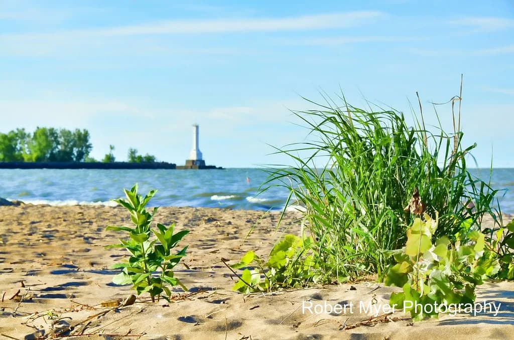 Nickel Plate Beach swimming hole near Huron, Ohio