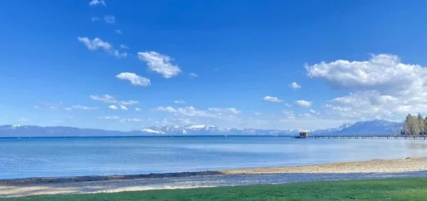 Commons Beach swimming hole near Tahoe City, California