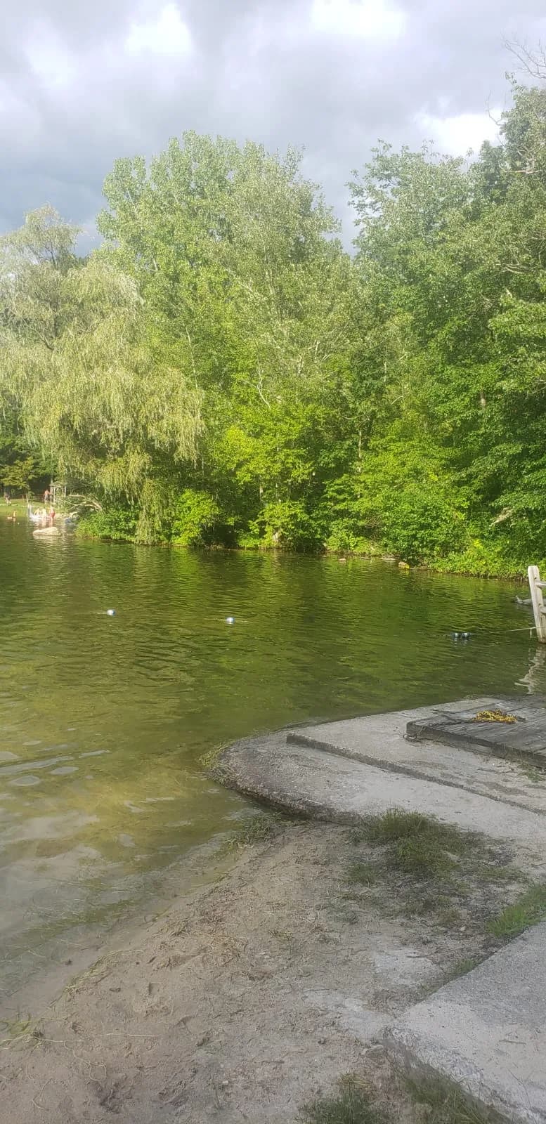 Martin Park Beach swimming hole near Ridgefield, Connecticut