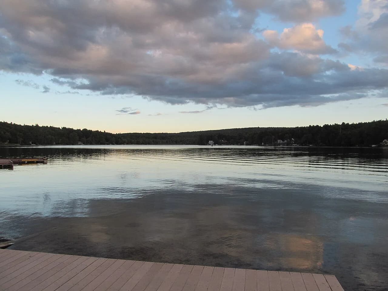 Lake Wyola State Park - Public Beach swimming hole near Shutesbury, Massachusetts