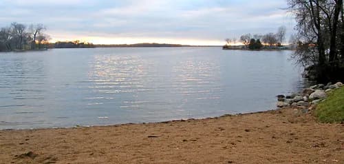 Nocomo Beach swimming hole near Wayzata, Minnesota