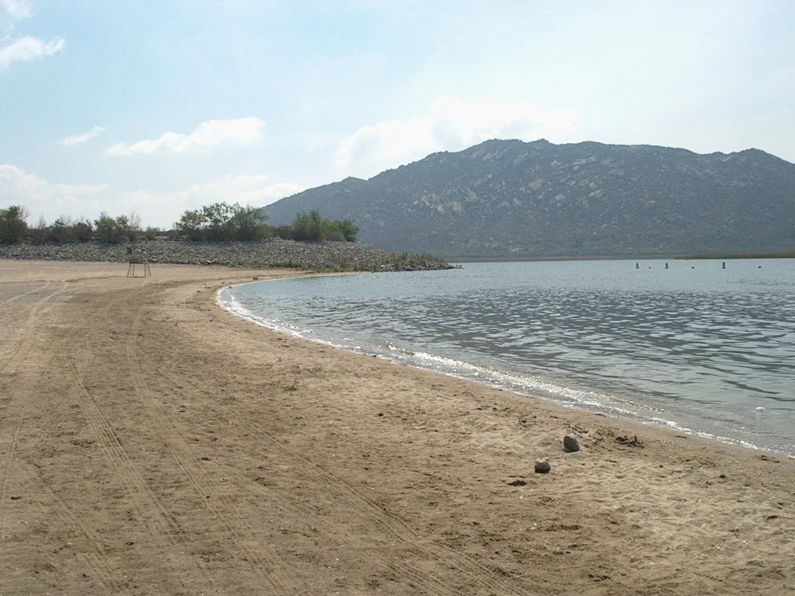 Lake Perris State Recreation Area swimming hole near Perris, California