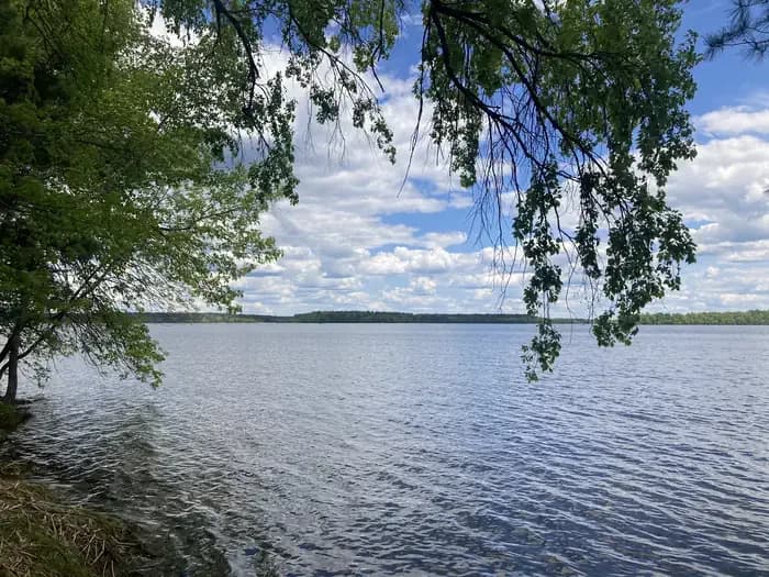 Deer Lake Campground swimming hole near Deer River, Minnesota