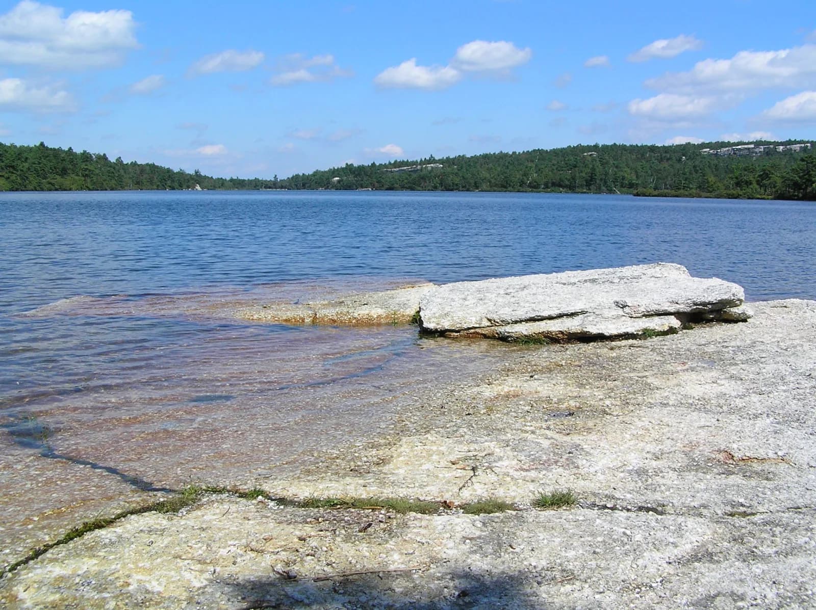Lake Awosting swimming hole near Wawarsing, New York