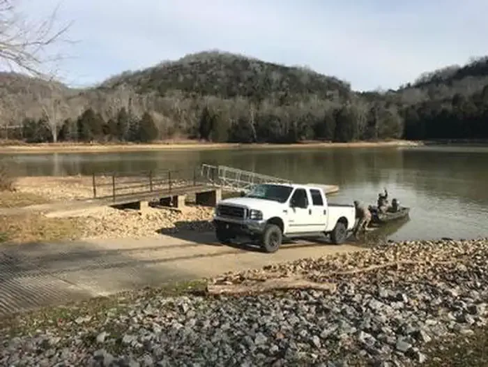 Wartrace Creek Park swimming hole near Gainesboro, Tennessee