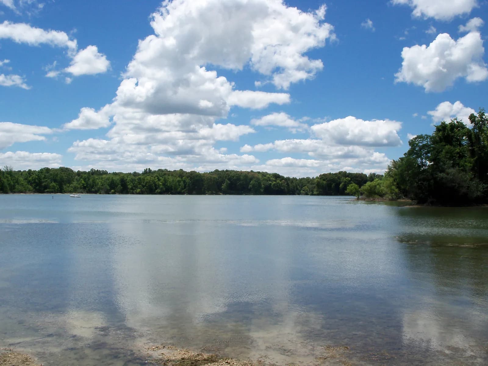 West Branch State Park Beach swimming hole near Ravenna, Ohio
