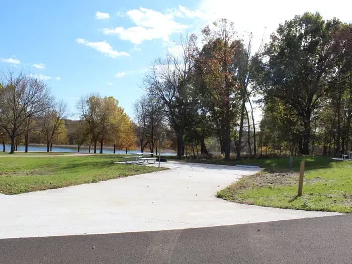 Ruark Bluff Beach swimming hole near Greenfield, Missouri