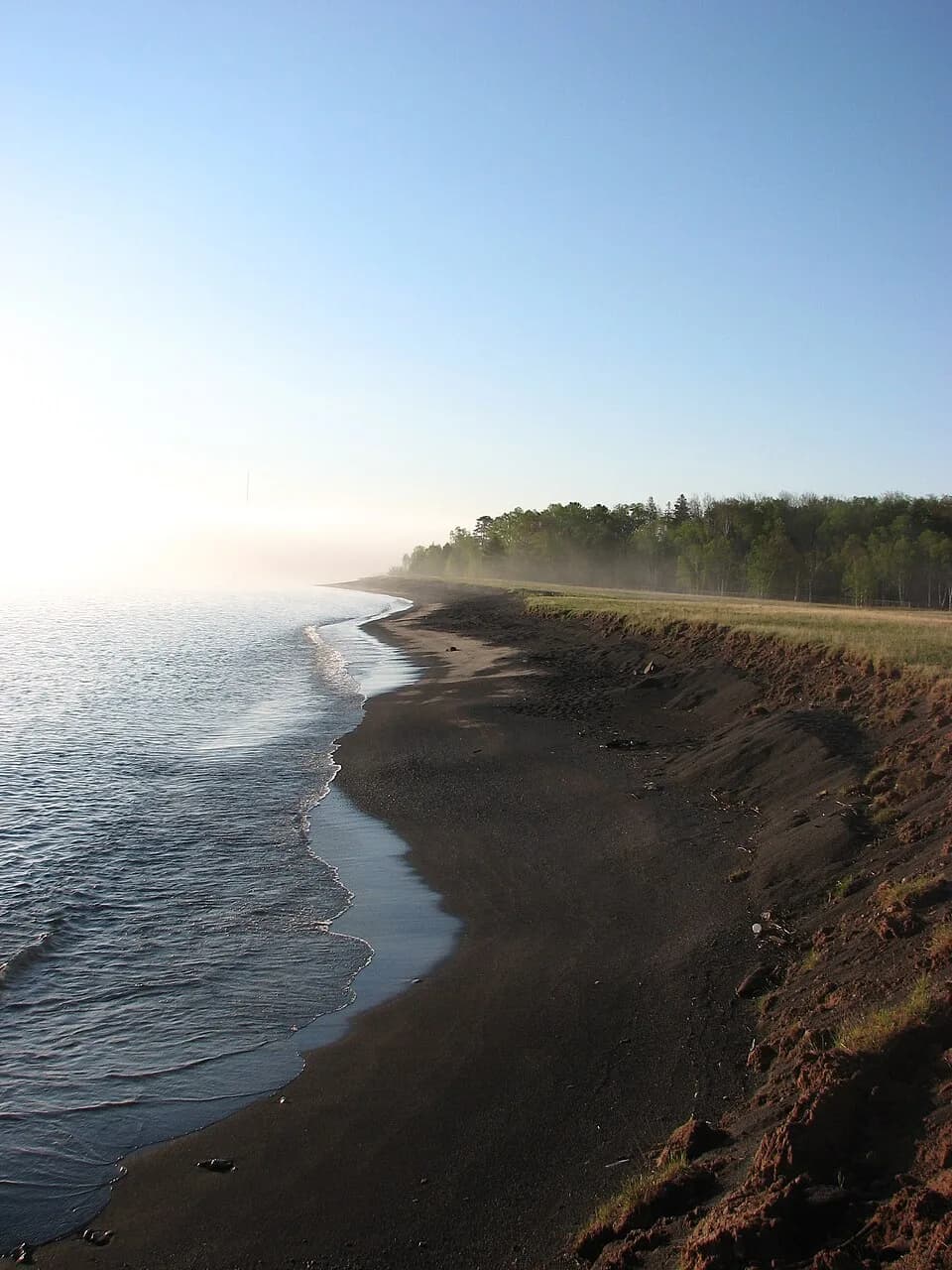 North Canal Township Park swimming hole near Houghton, Michigan