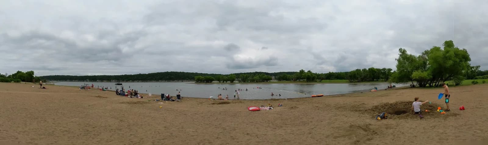 Bucksaw Campground swimming hole near Clinton, Missouri