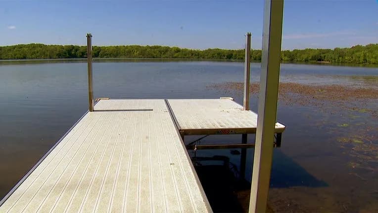 Lake Ann Beach swimming hole near Chanhassen, Minnesota