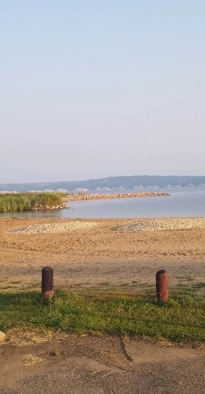 Lewis and Clark Recreation Area swimming hole near Yankton, South Dakota