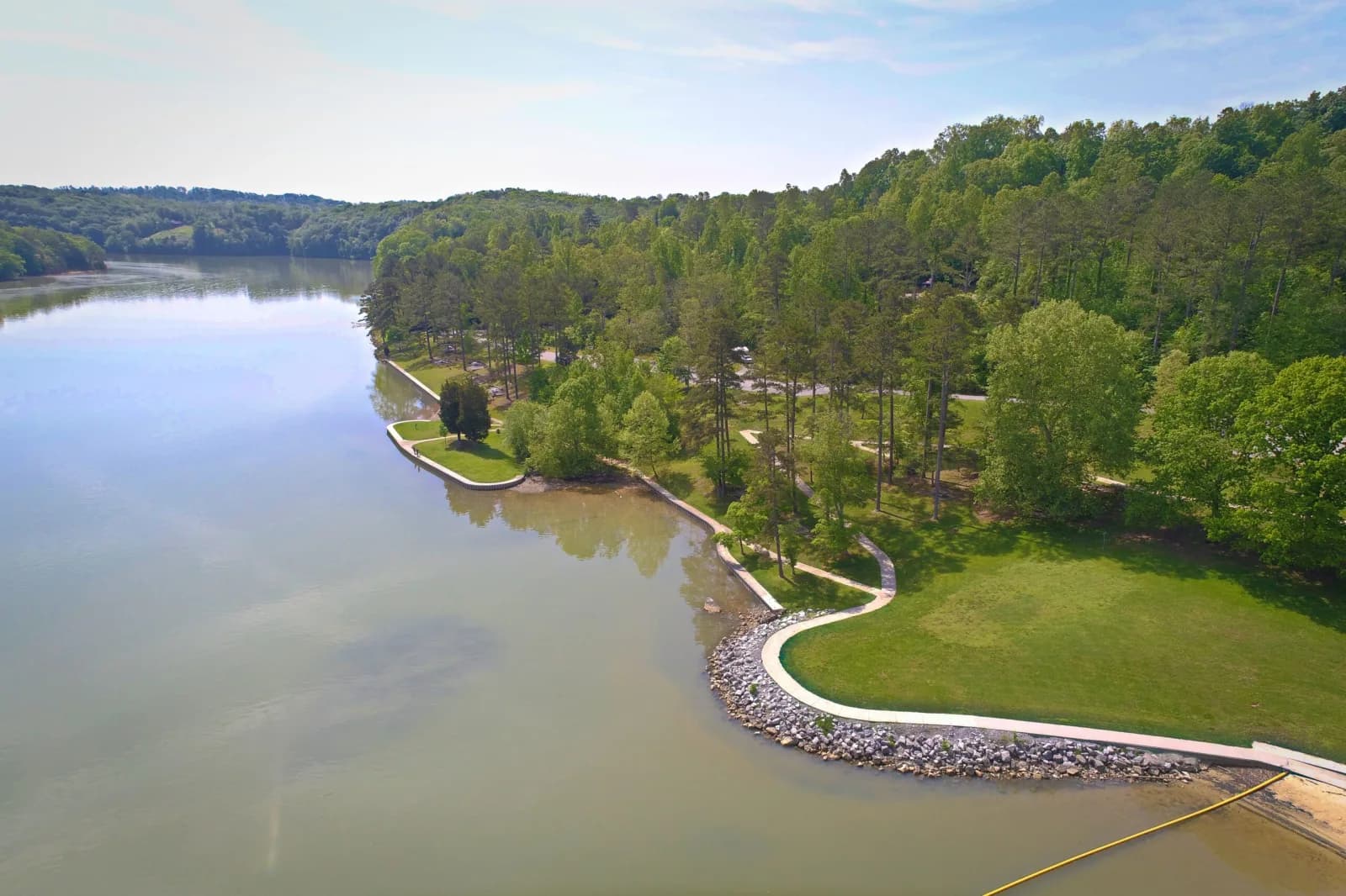 Melton Hill Dam Swimming Area swimming hole near Lenoir City, Tennessee