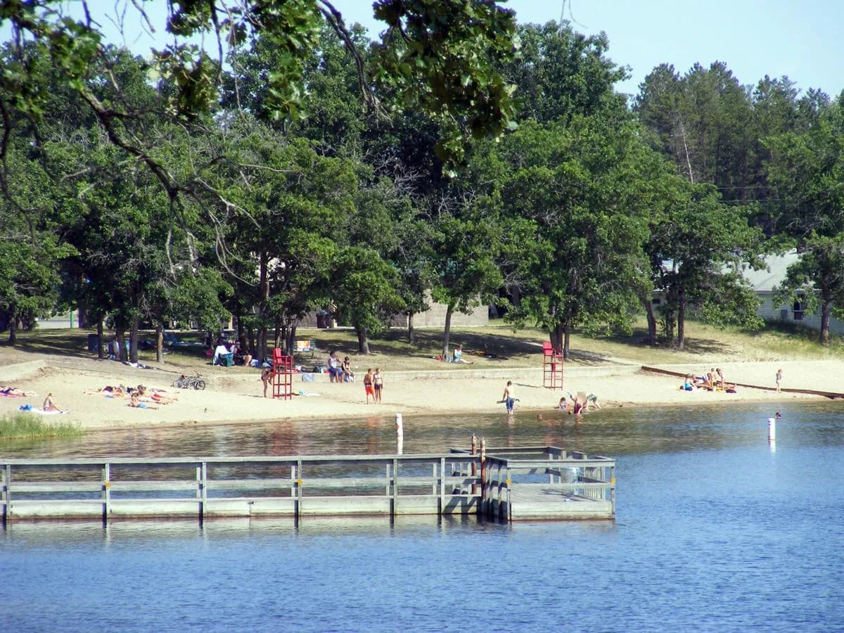 Menahga Beach swimming hole near Menahga, Minnesota