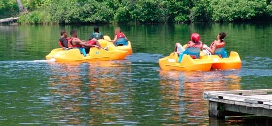 Twin Lakes State Park swimming hole near Green Bay, Virginia
