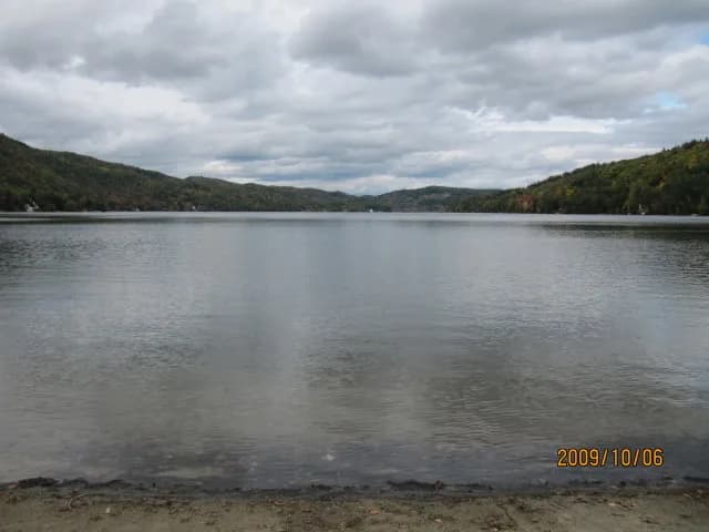 Fairlee Town Beach swimming hole near Fairlee, Vermont