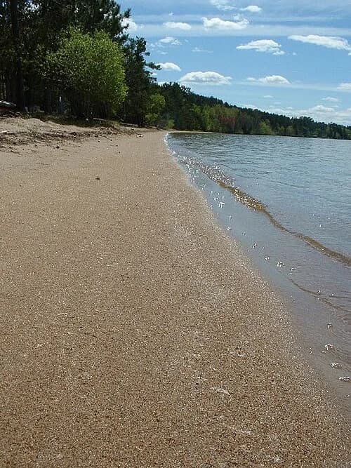 McCarthy Beach State Park swimming hole near Side Lake, Minnesota