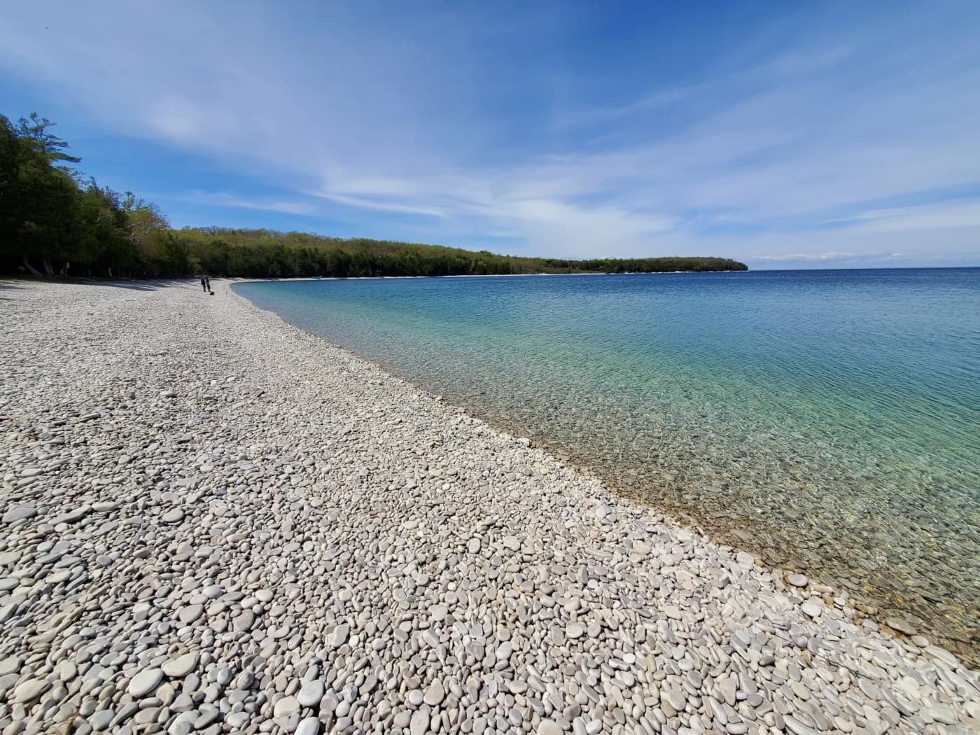 School House Beach swimming hole near Washington, Wisconsin