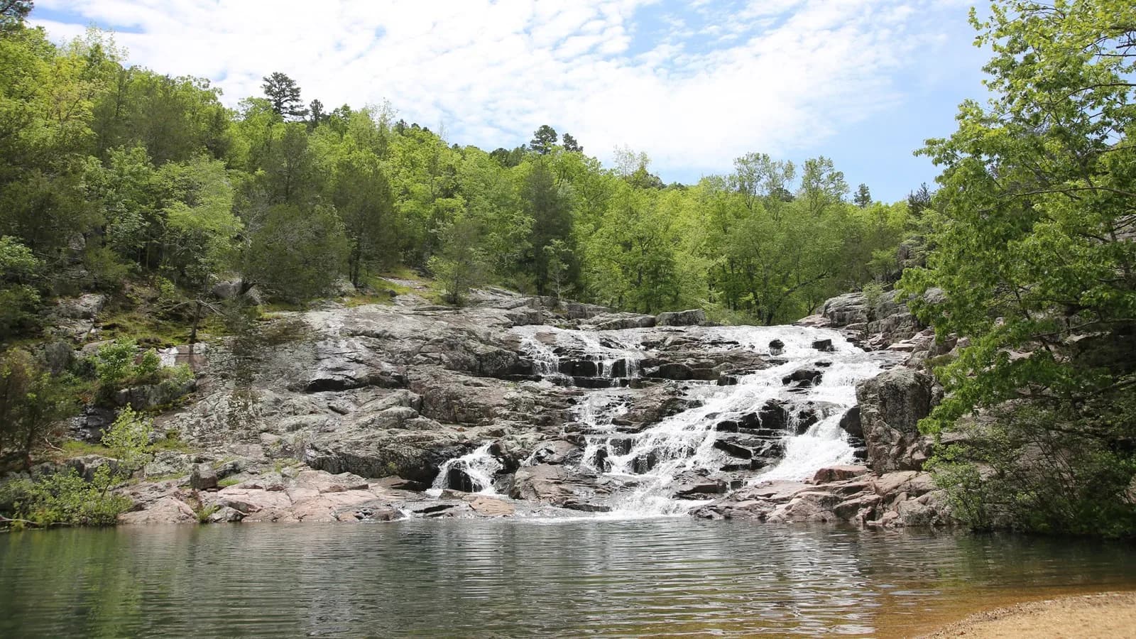 Rocky Falls Shut-ins swimming hole near Winona, Missouri