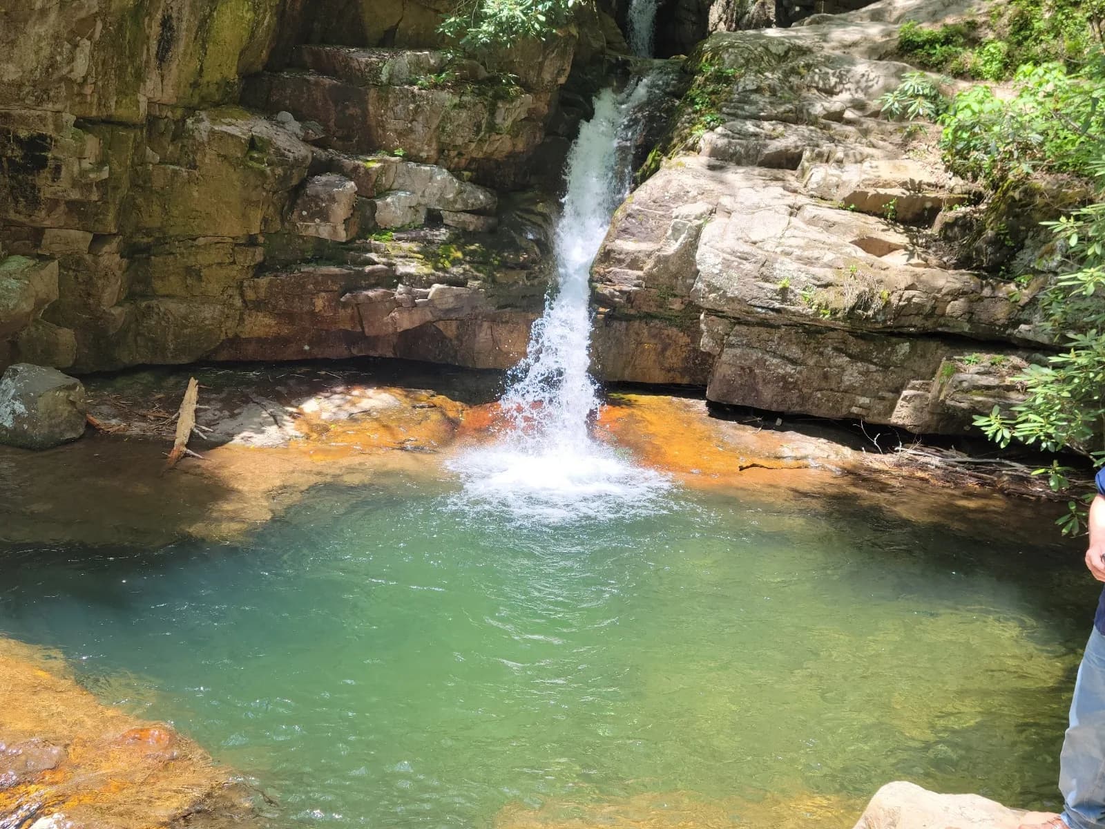 Blue Hole swimming hole near Elizabethton, Tennessee