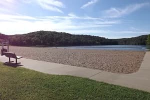 Monsanto Lake Swimming Beach swimming hole near Park Hills, Missouri