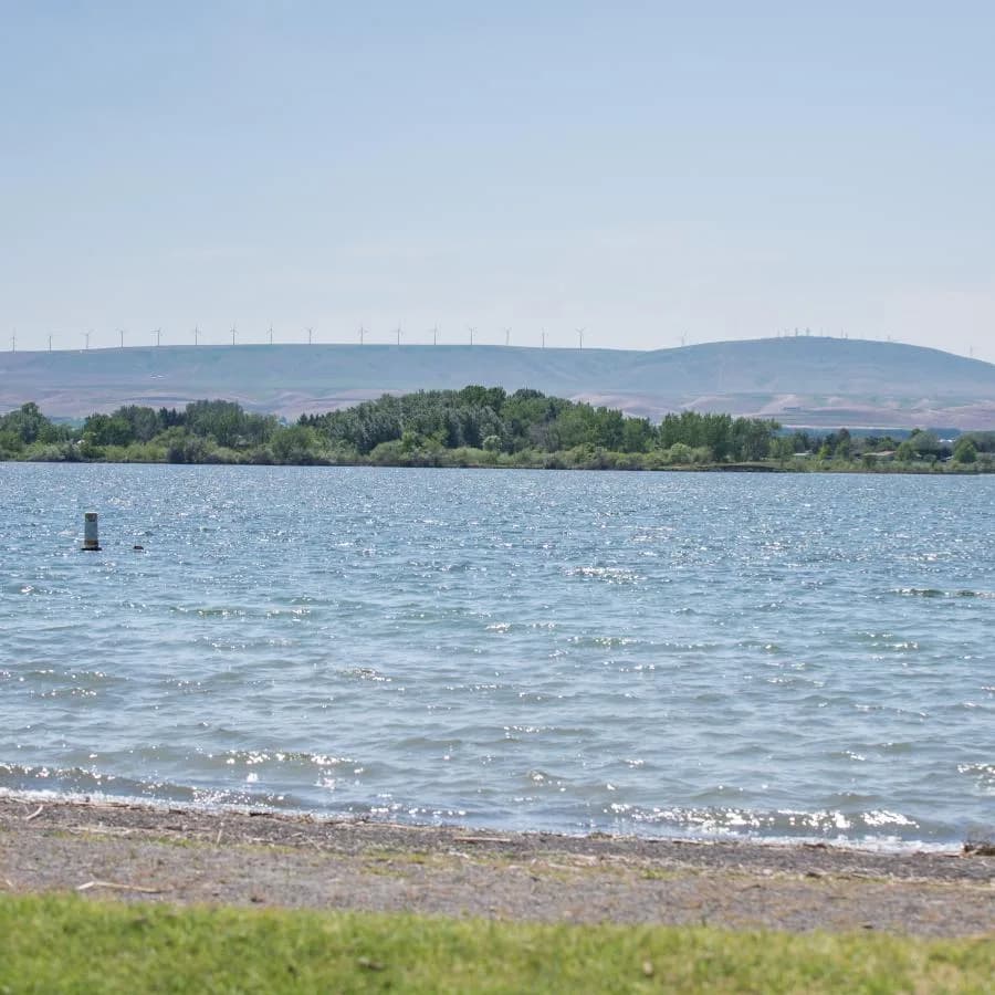 Sacajawea Historical State Park swimming hole near Pasco, Washington