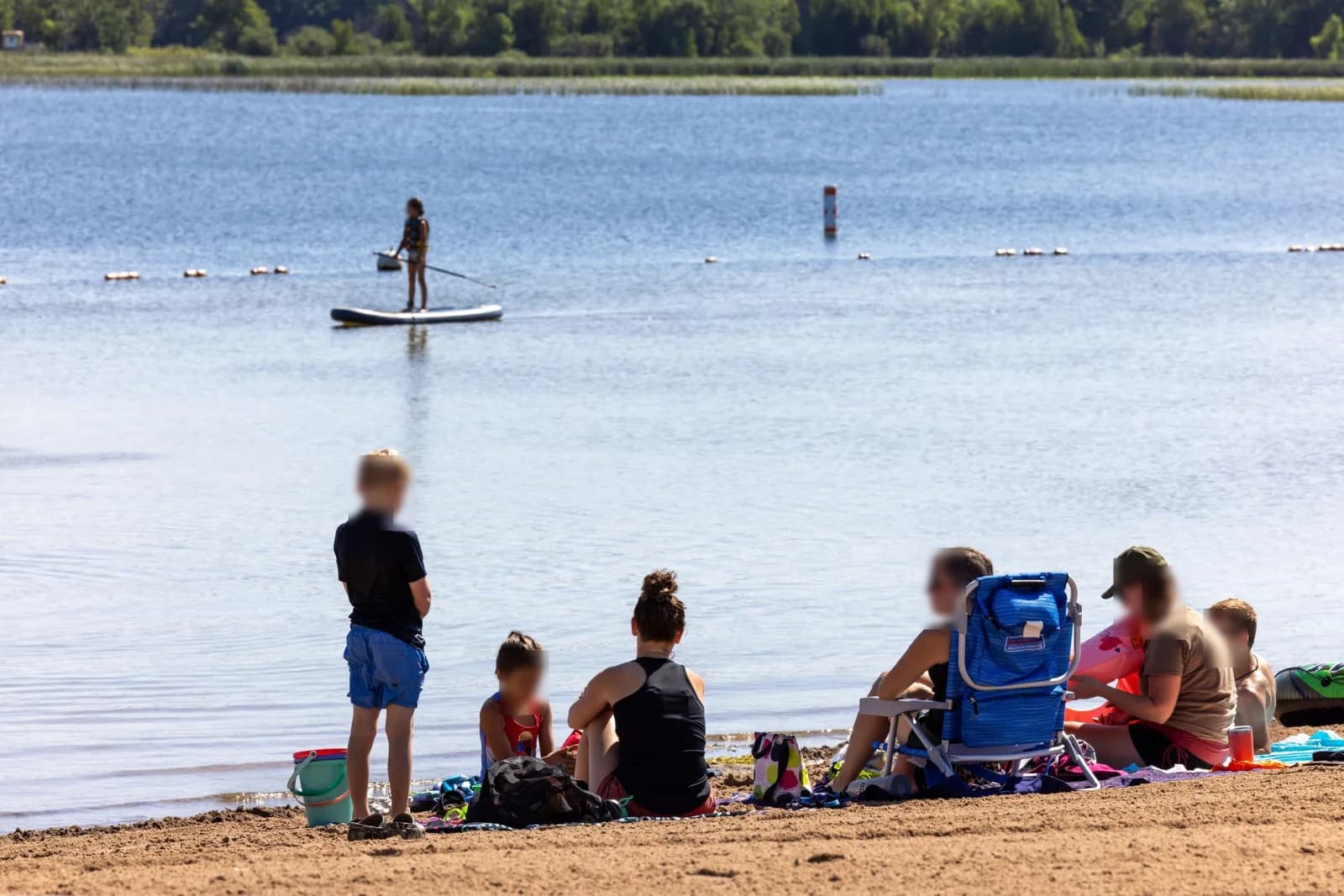 Big Marine Park Reserve swimming hole near Marine on St Croix, Minnesota