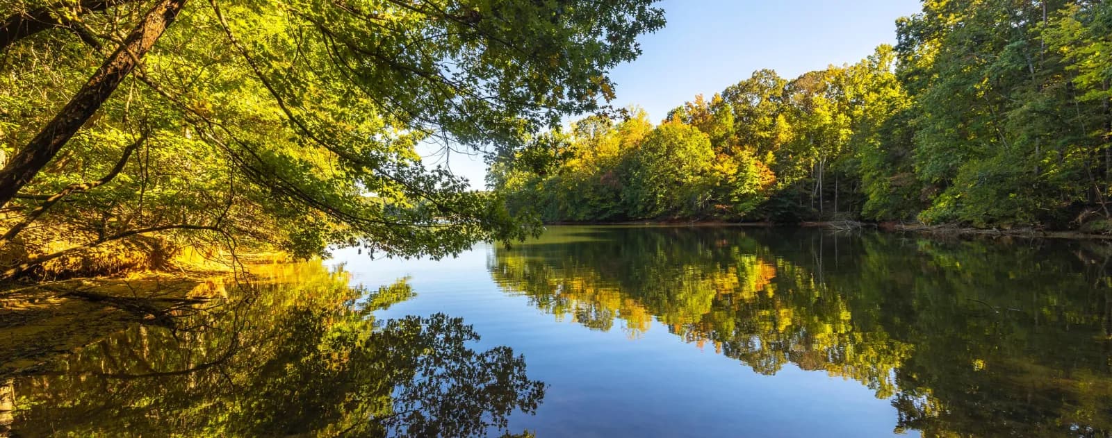 Lake Norman Picnic Ground swimming hole near Statesville, North Carolina