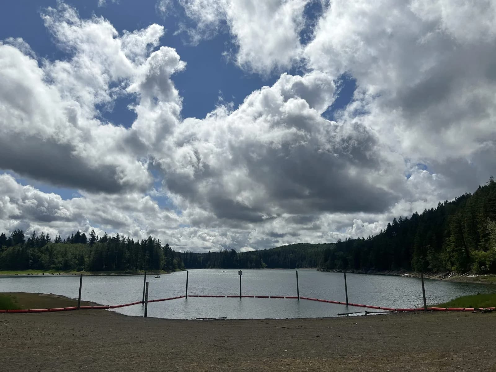 Sunny Beach Point swimming hole near Eatonville, Washington
