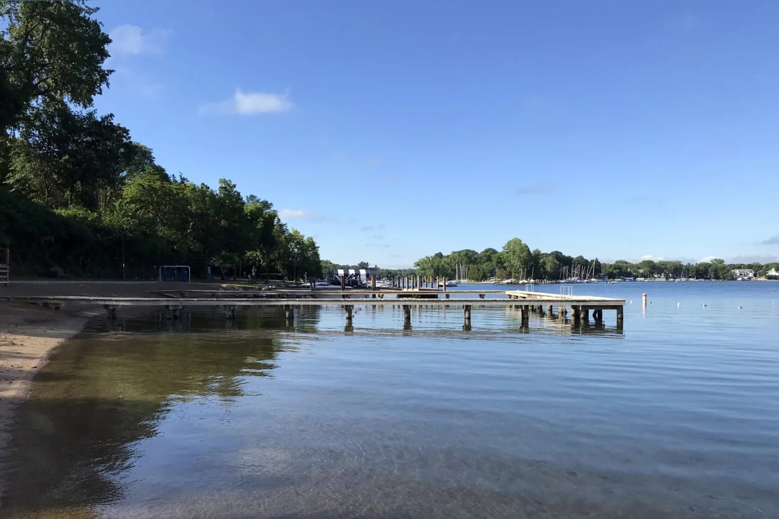 Deephaven Beach swimming hole near Wayzata, Minnesota