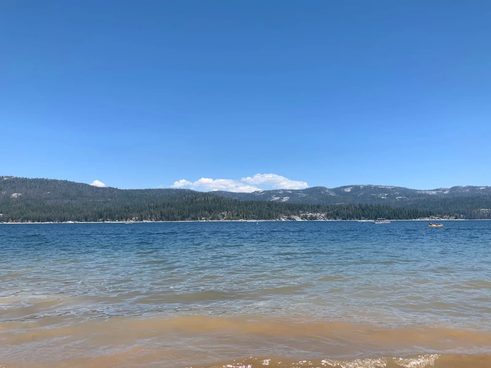 Camp Edison Day Use Beach swimming hole near Shaver Lake, California