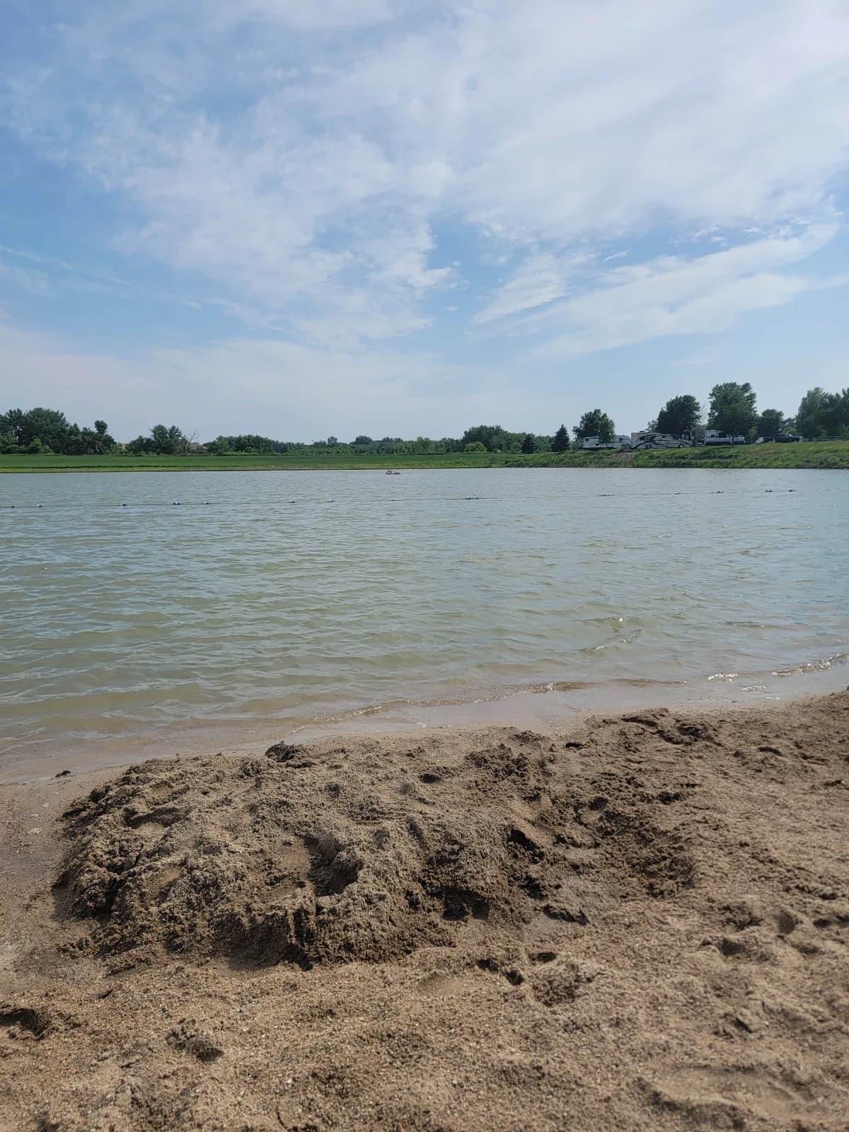 Rivers Bend Campground swimming hole near Rock Valley, Iowa