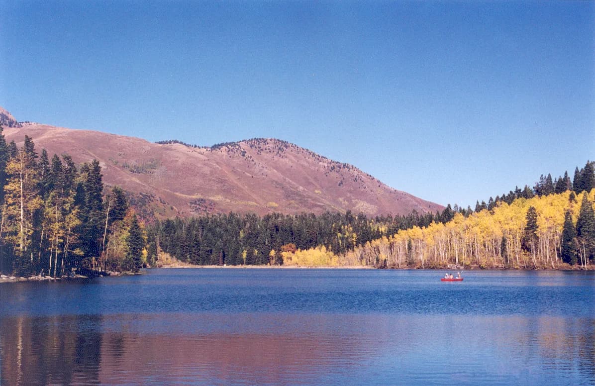 Payson Lakes Campground swimming hole near Salem, Utah
