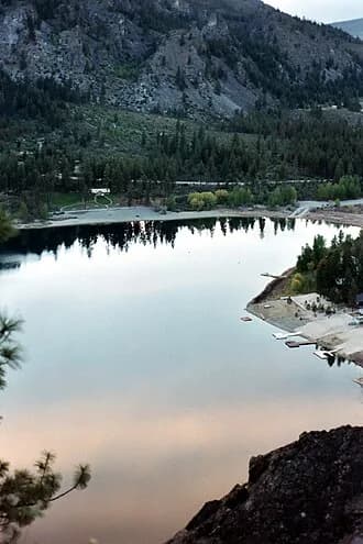 Alta Lake State Park swimming hole near Pateros, Washington