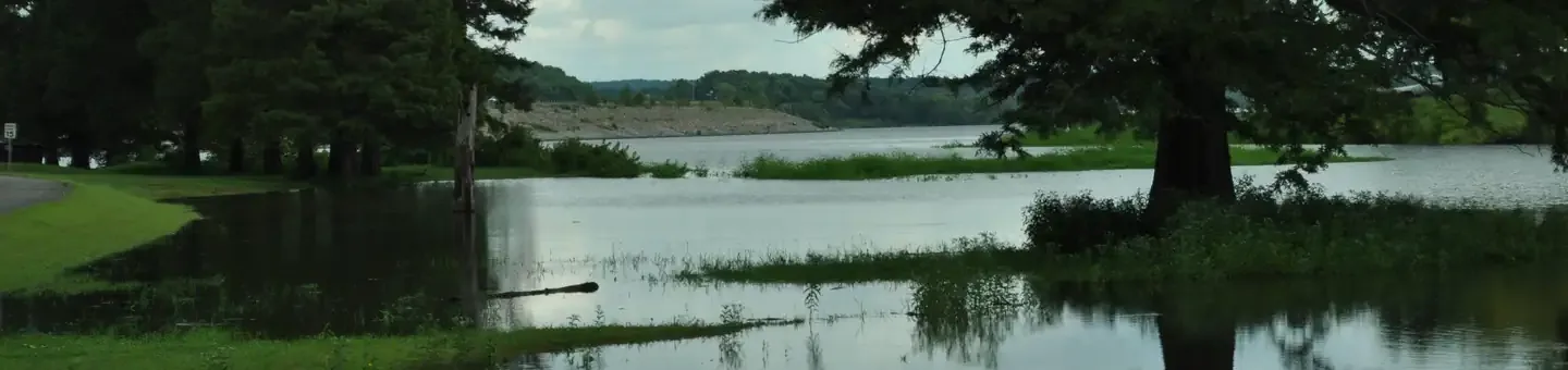 Taylor Ferry South swimming hole near Wagoner, Oklahoma