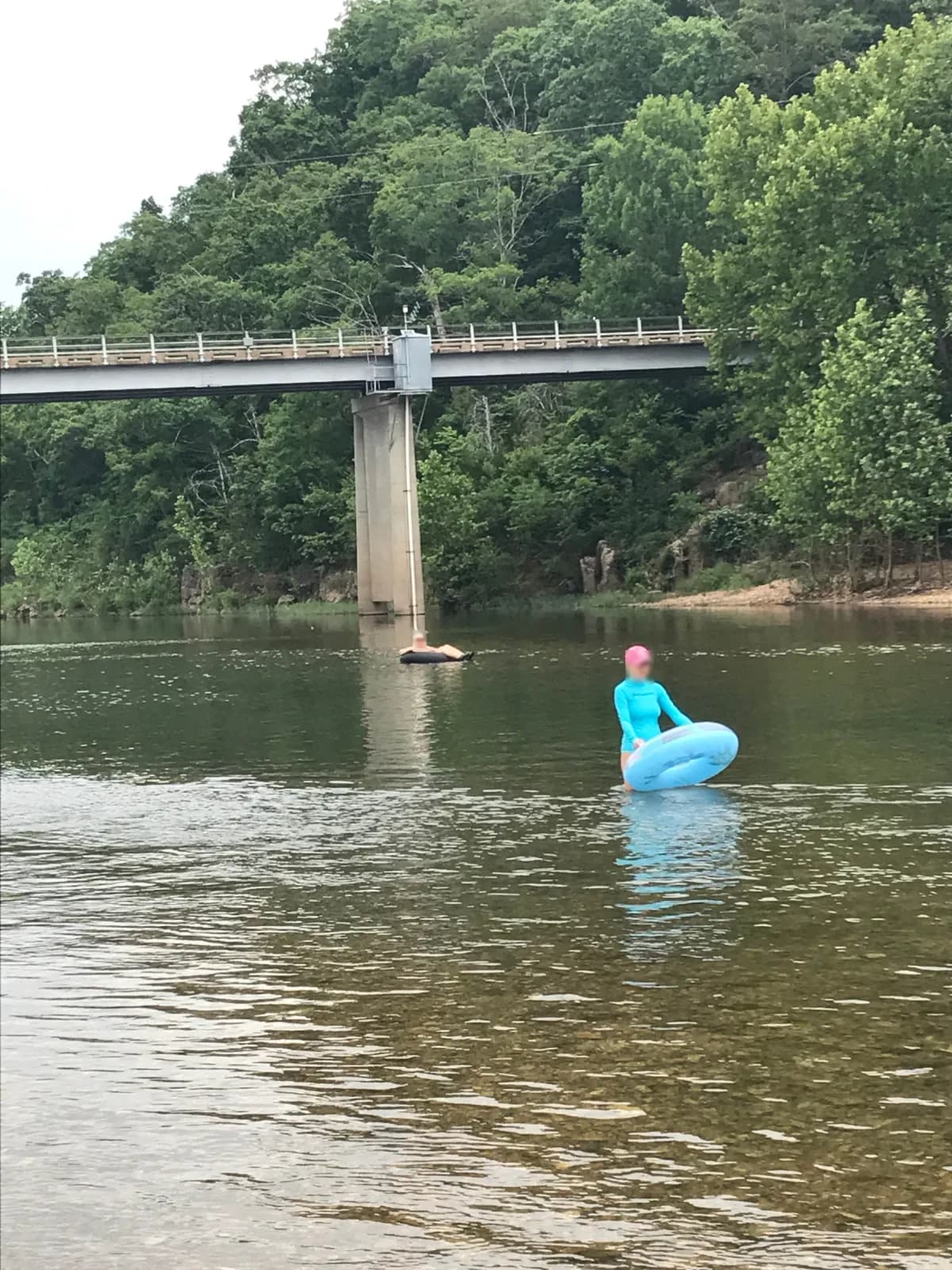 Highway K Campground swimming hole near Annapolis, Missouri