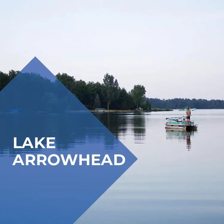 Arrowhead beach swimming hole near Nekoosa, Wisconsin